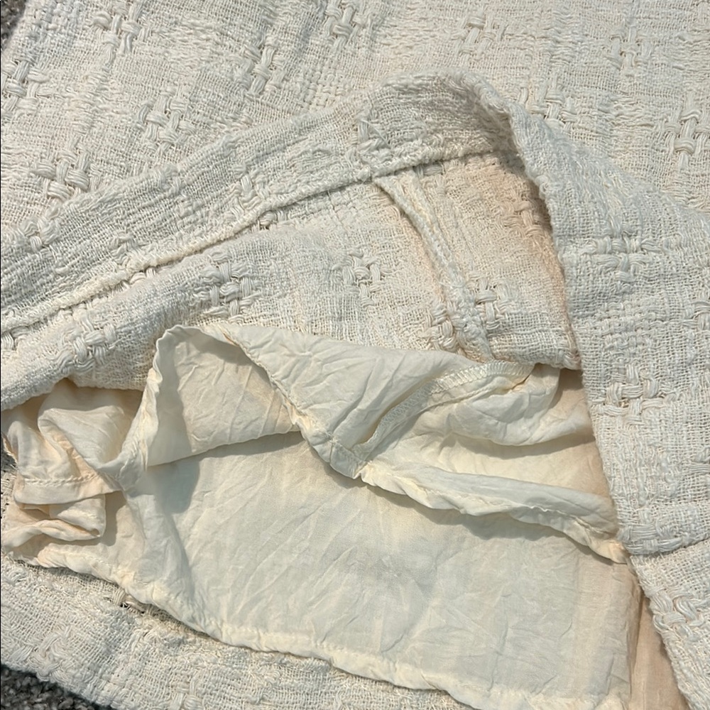 ZARA Girls Elegant Cream Sleeveless Dress - Picture 5 of 5